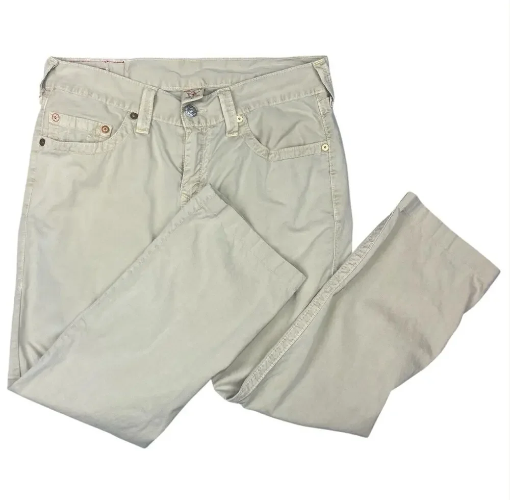 True Religion Vintage Y2K Bobby Chino Pants Men's 34 x 27 Baggy USA Made
